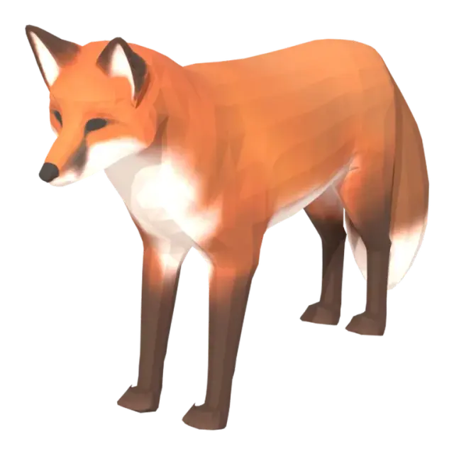 Red Fox wildlife model from Over the Hill