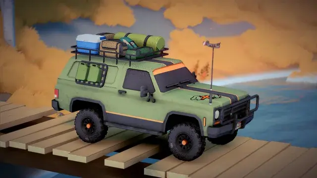 The Trail Burner wearing the Moss Runner livery